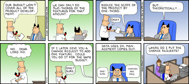 Managing change requests